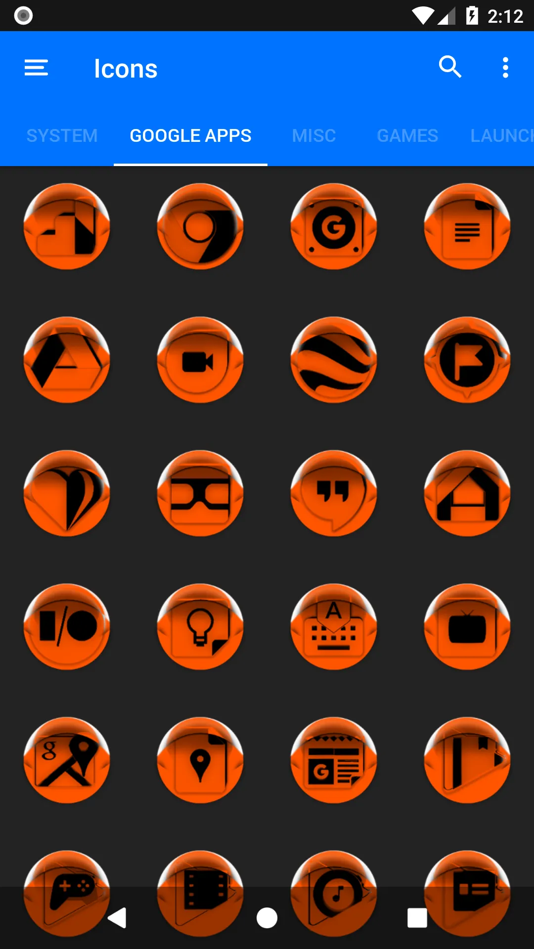 Orange Icon Pack Style 4 | Indus Appstore | Screenshot