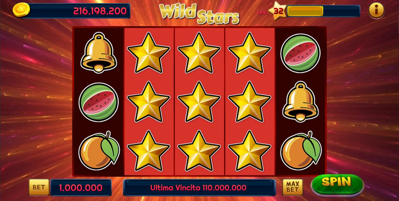 Wild Stars Slot | Indus Appstore | Screenshot