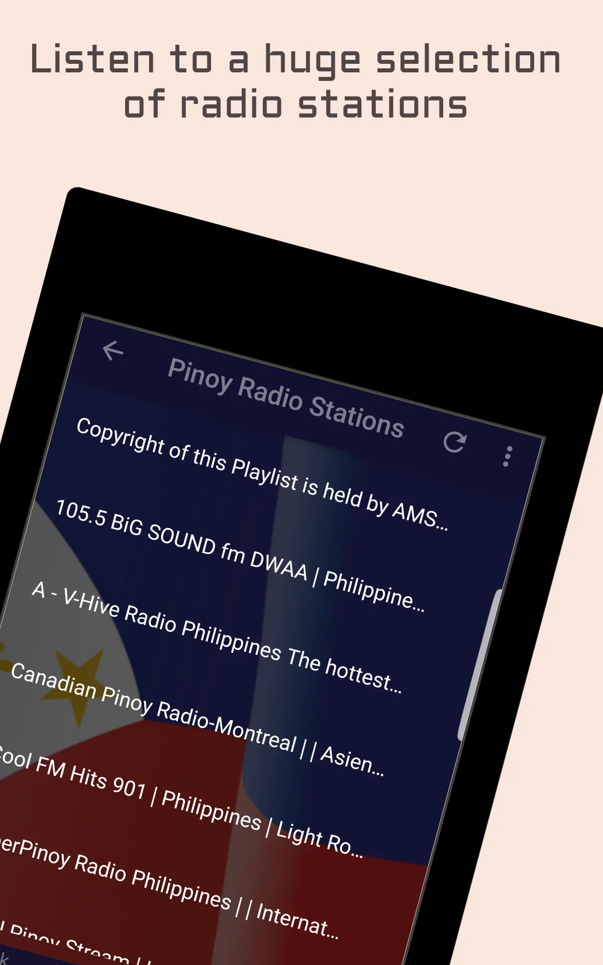 Pinoy Music Radio Stations | Indus Appstore | Screenshot