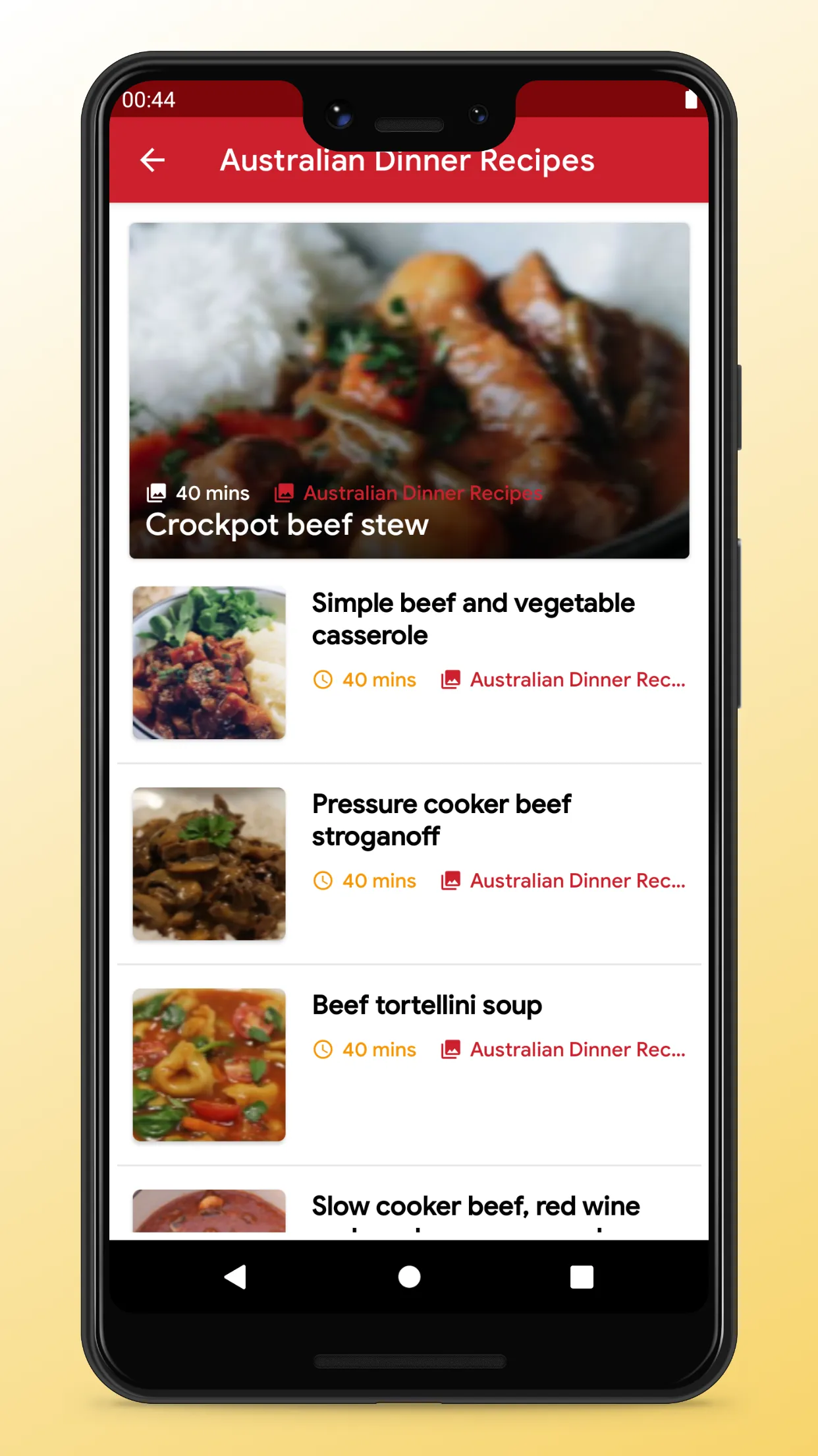 Australian Food Recipes App | Indus Appstore | Screenshot