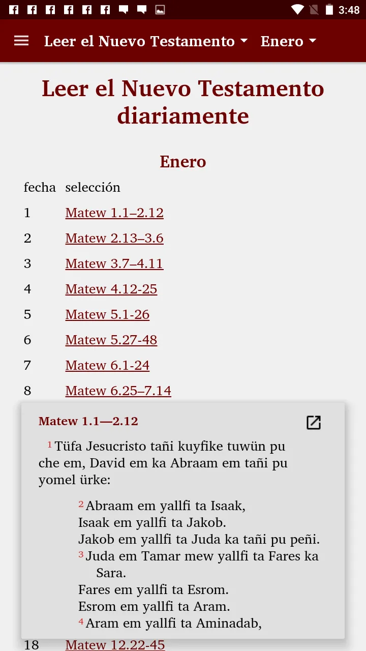 Mapudungun Bible | Indus Appstore | Screenshot