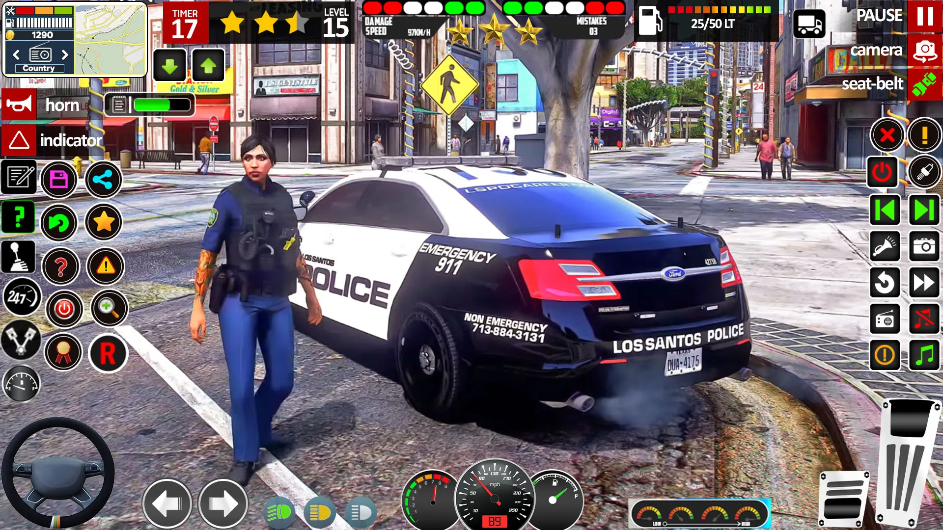 US Police Prado Parking 3D | Indus Appstore | Screenshot