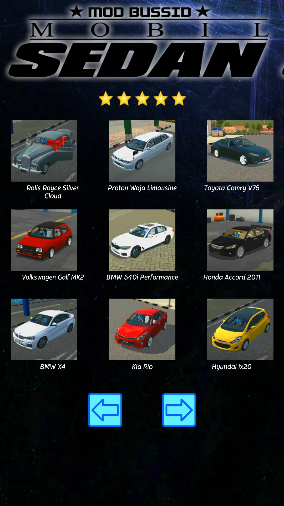 Mod Bussid Mobil Sedan | Indus Appstore | Screenshot