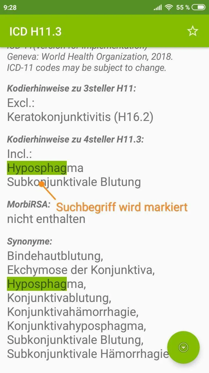 ICD-10 Diagnosen + Heilmittel | Indus Appstore | Screenshot