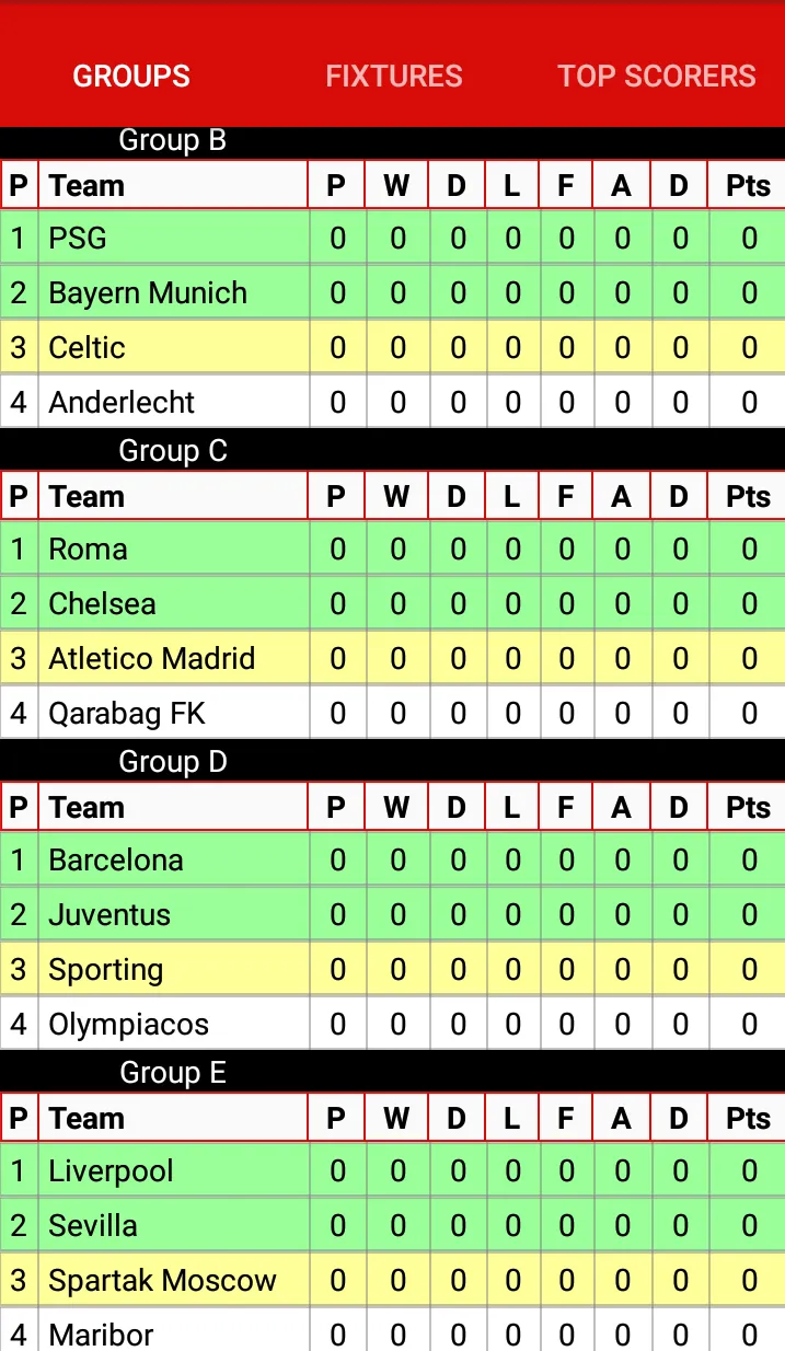 League Table Creator | Indus Appstore | Screenshot