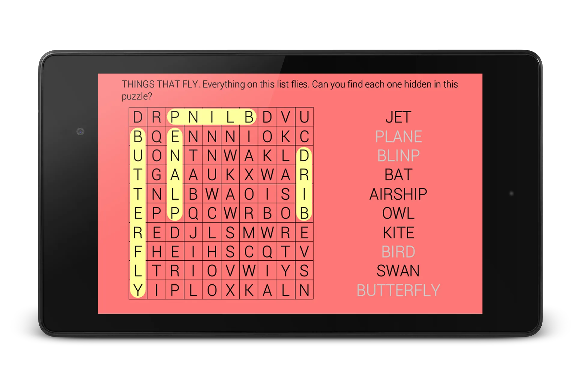 Word Search For Kids | Indus Appstore | Screenshot