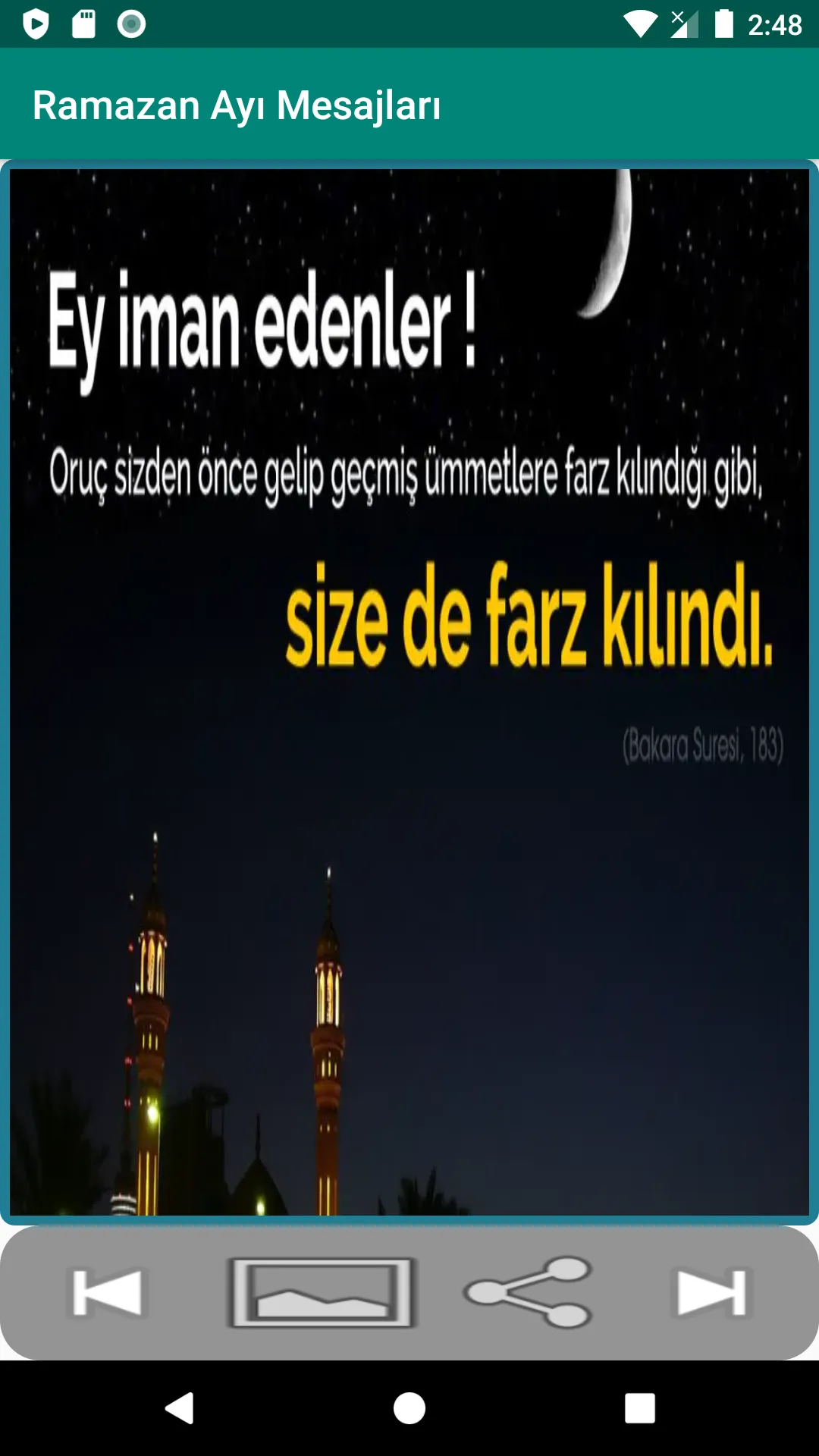 Ramazan Ayı Mesajları 2024 | Indus Appstore | Screenshot