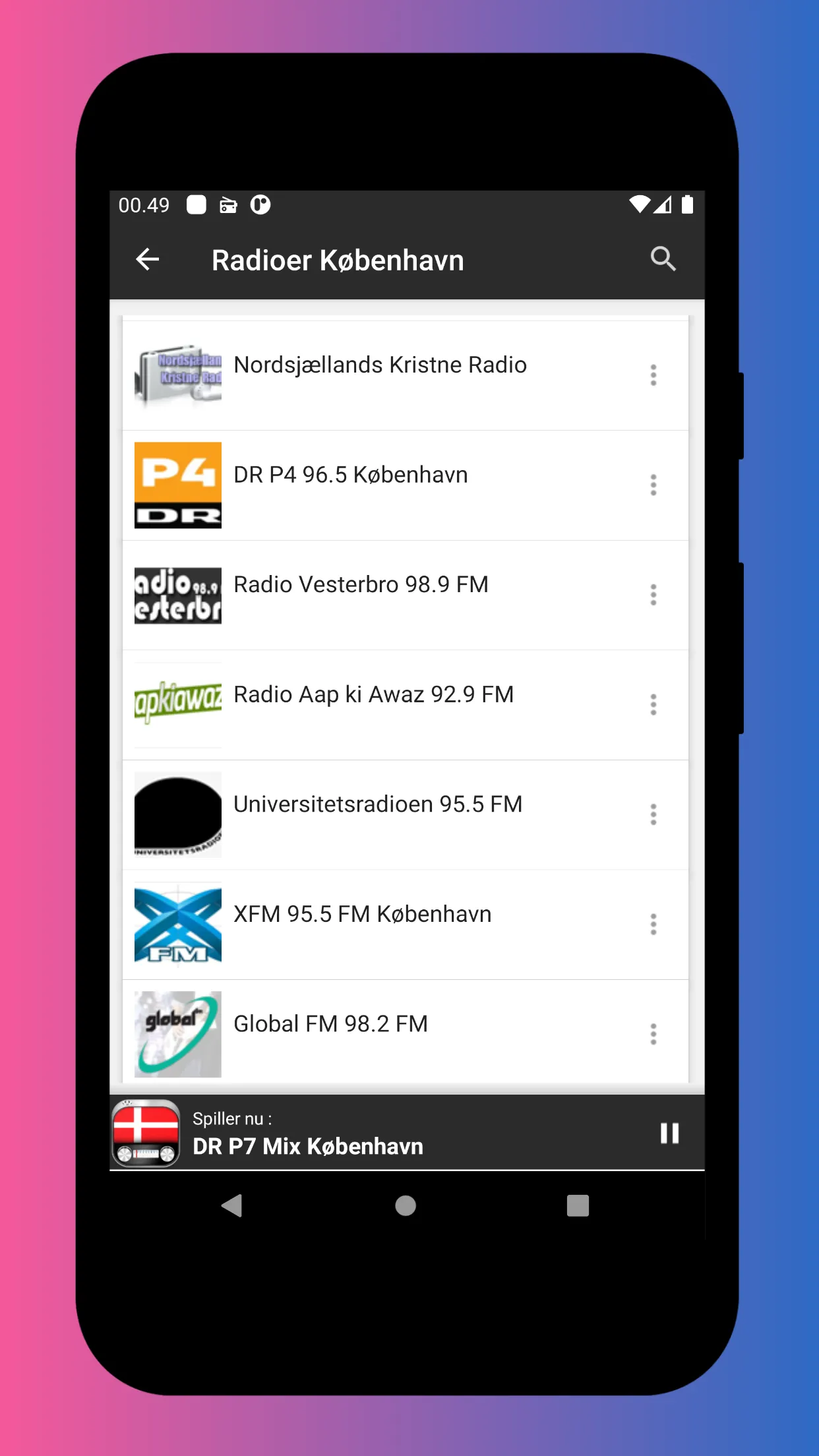 Radio Denmark FM - DAB Radio | Indus Appstore | Screenshot