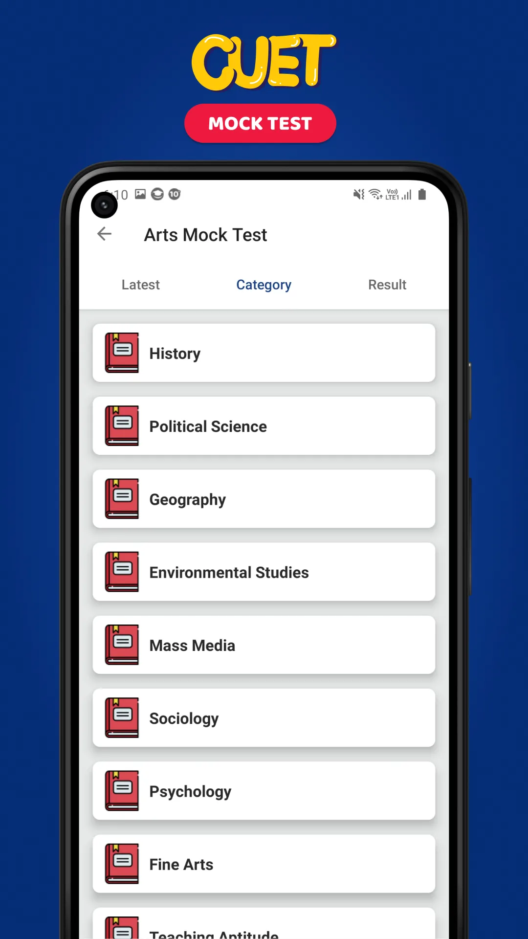 cuet mock test | Indus Appstore | Screenshot