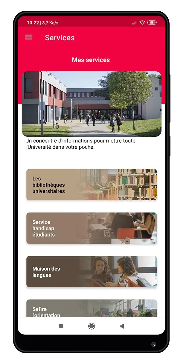 UnivPoitiers | Indus Appstore | Screenshot