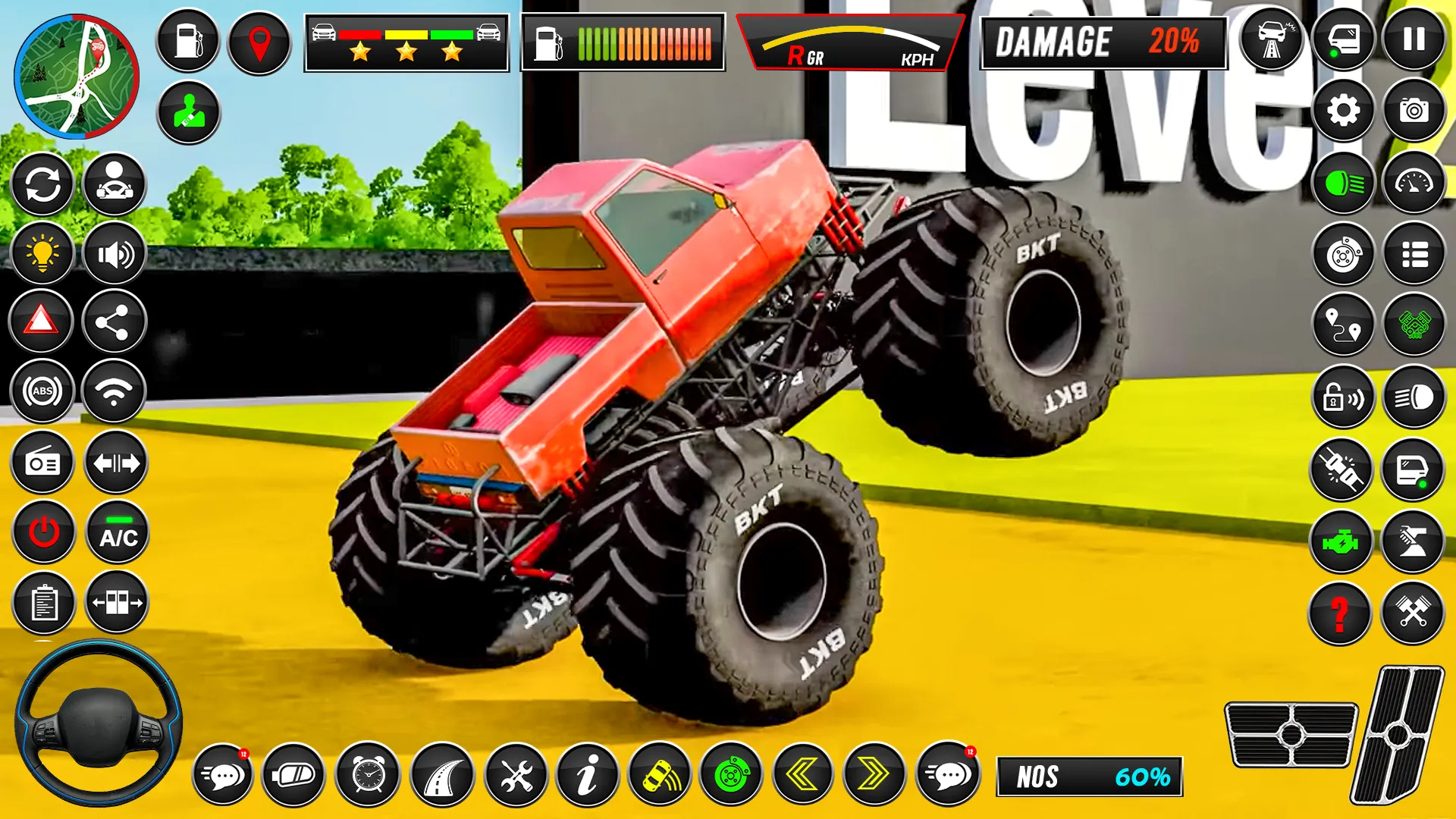 Monster Truck Stunts Racing 3D | Indus Appstore | Screenshot