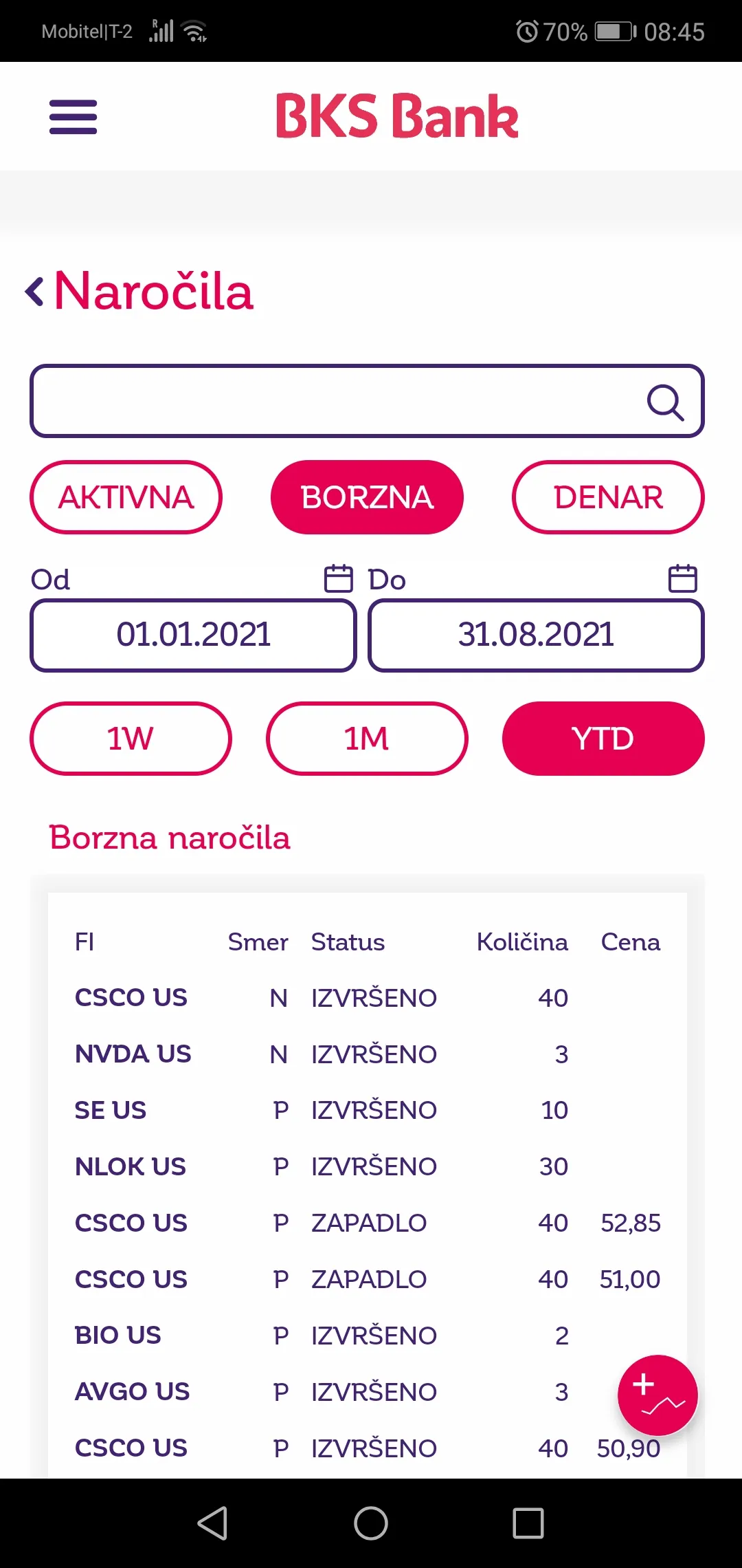 BKS mBroker Slovenija | Indus Appstore | Screenshot