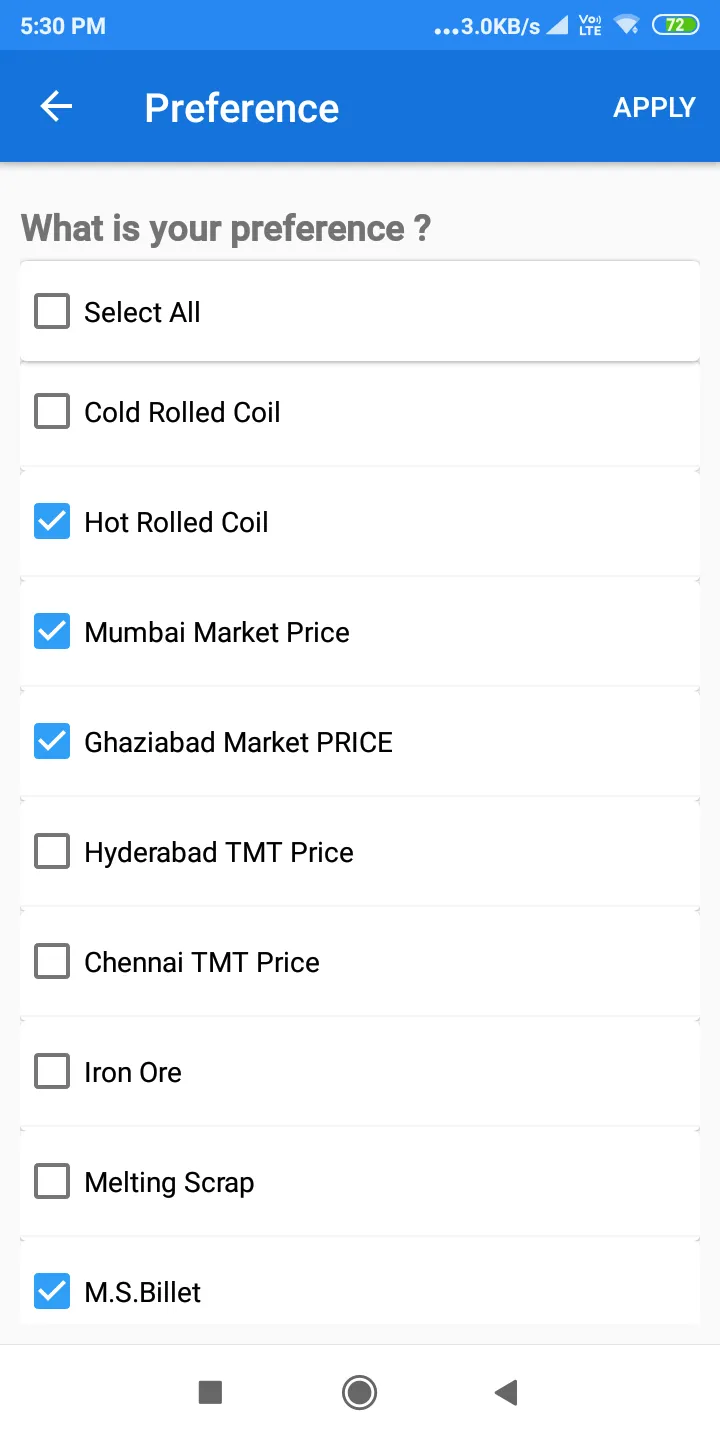 Steel Market Alerts | Indus Appstore | Screenshot