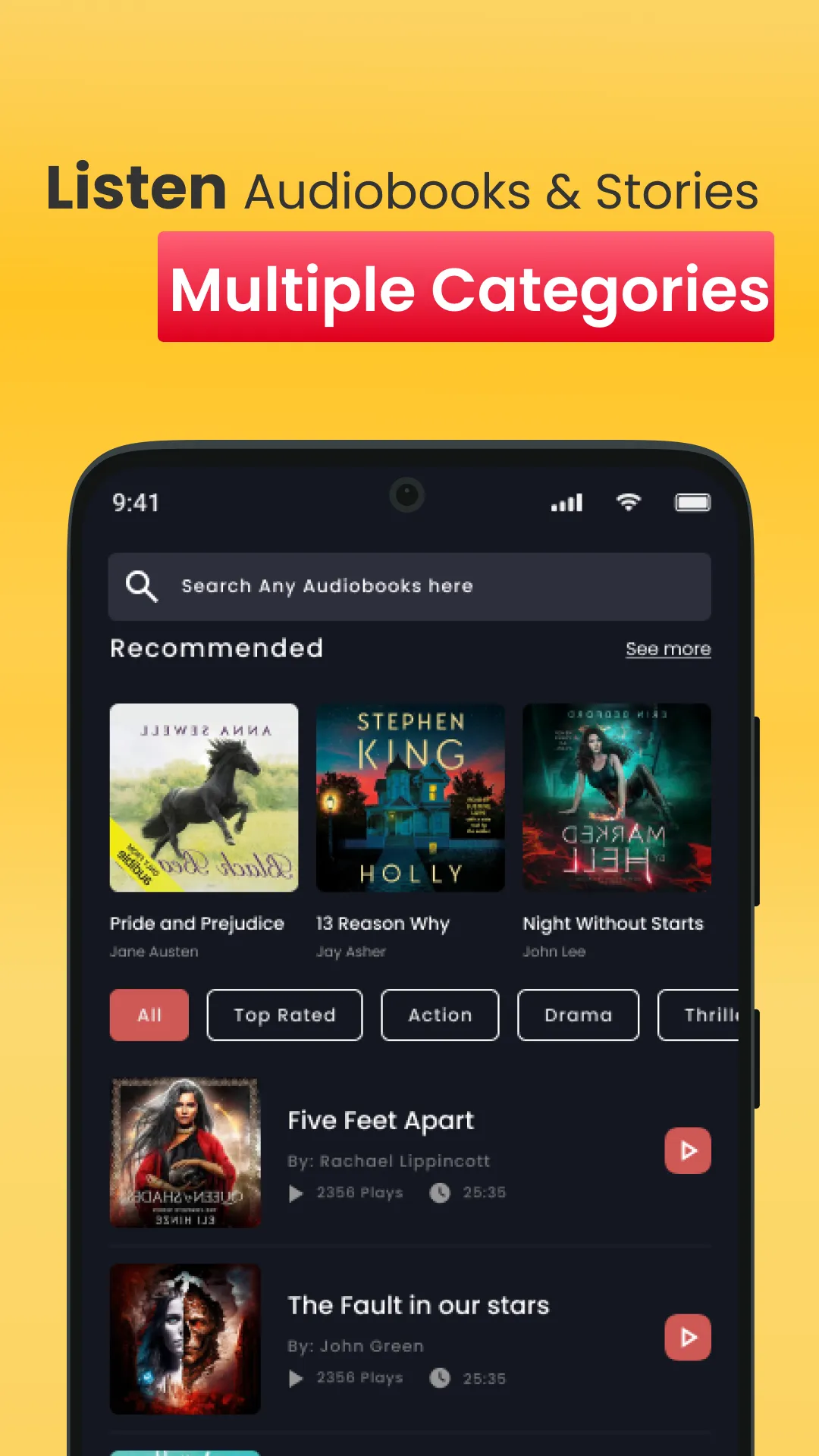 Audio Books App - Stories | Indus Appstore | Screenshot