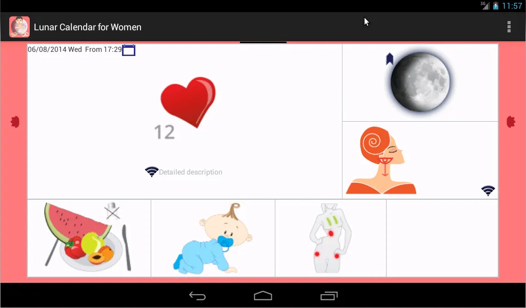 Lunar Calendar for Women | Indus Appstore | Screenshot