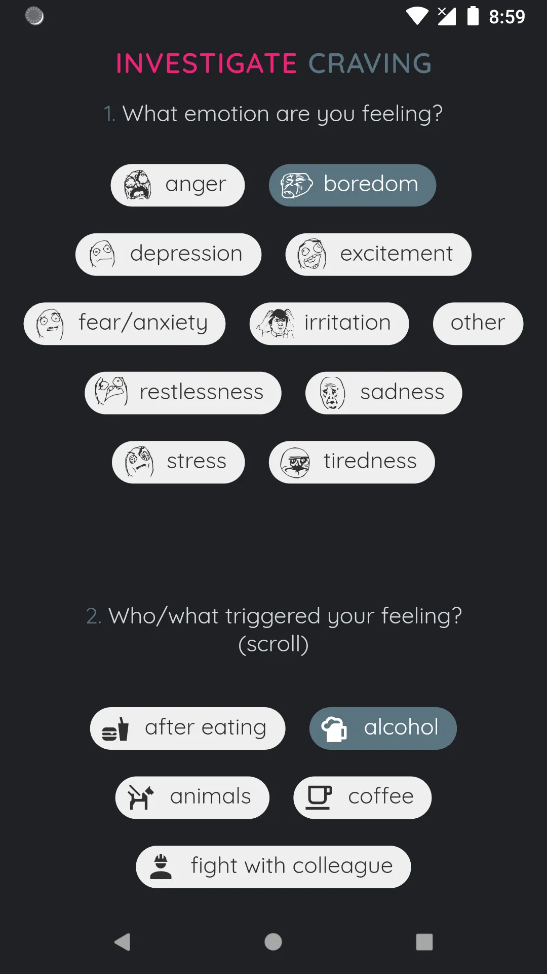 Never Relapse Again | Indus Appstore | Screenshot