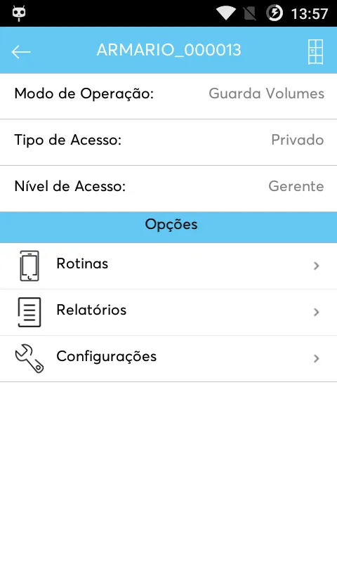 Armários Inteligentes | Indus Appstore | Screenshot