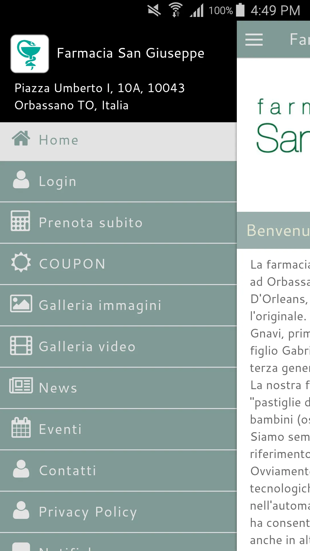 Farmacia San Giuseppe | Indus Appstore | Screenshot