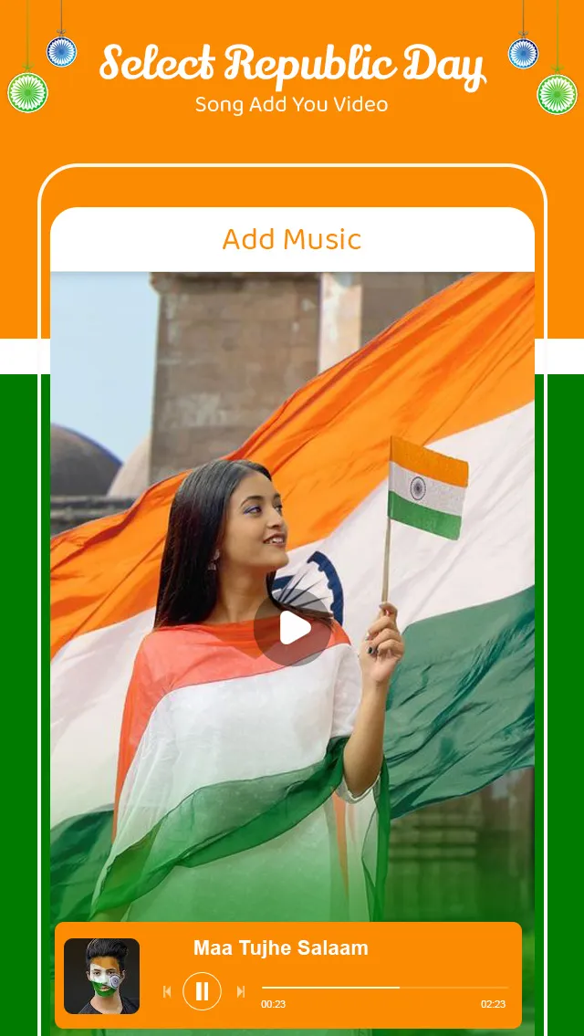 Republic Day Video Maker | Indus Appstore | Screenshot