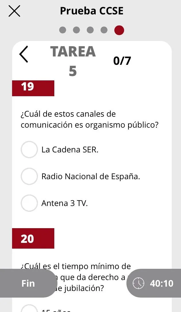 CCSE Nacionalidad Española | Indus Appstore | Screenshot