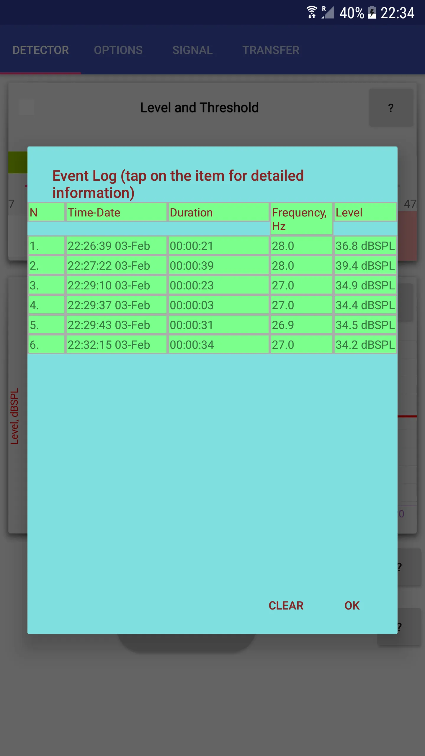 InfraSound Detector | Indus Appstore | Screenshot