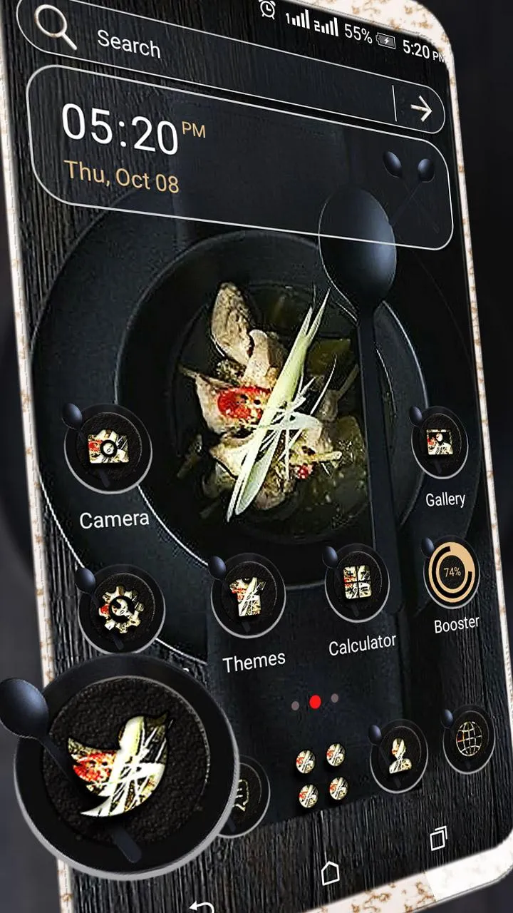 Salad Dish Black Theme | Indus Appstore | Screenshot