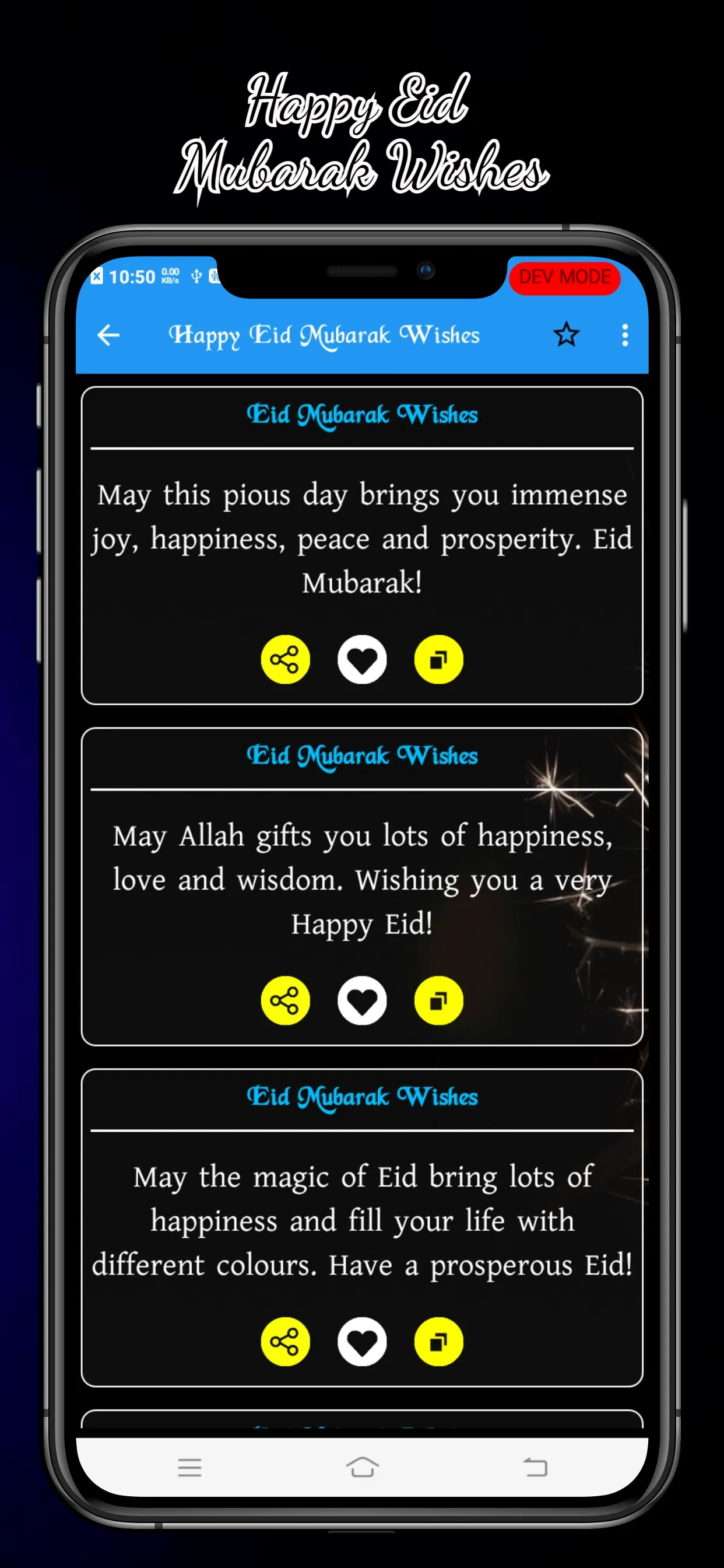 Happy Eid Mubarak Wishes 2024 | Indus Appstore | Screenshot