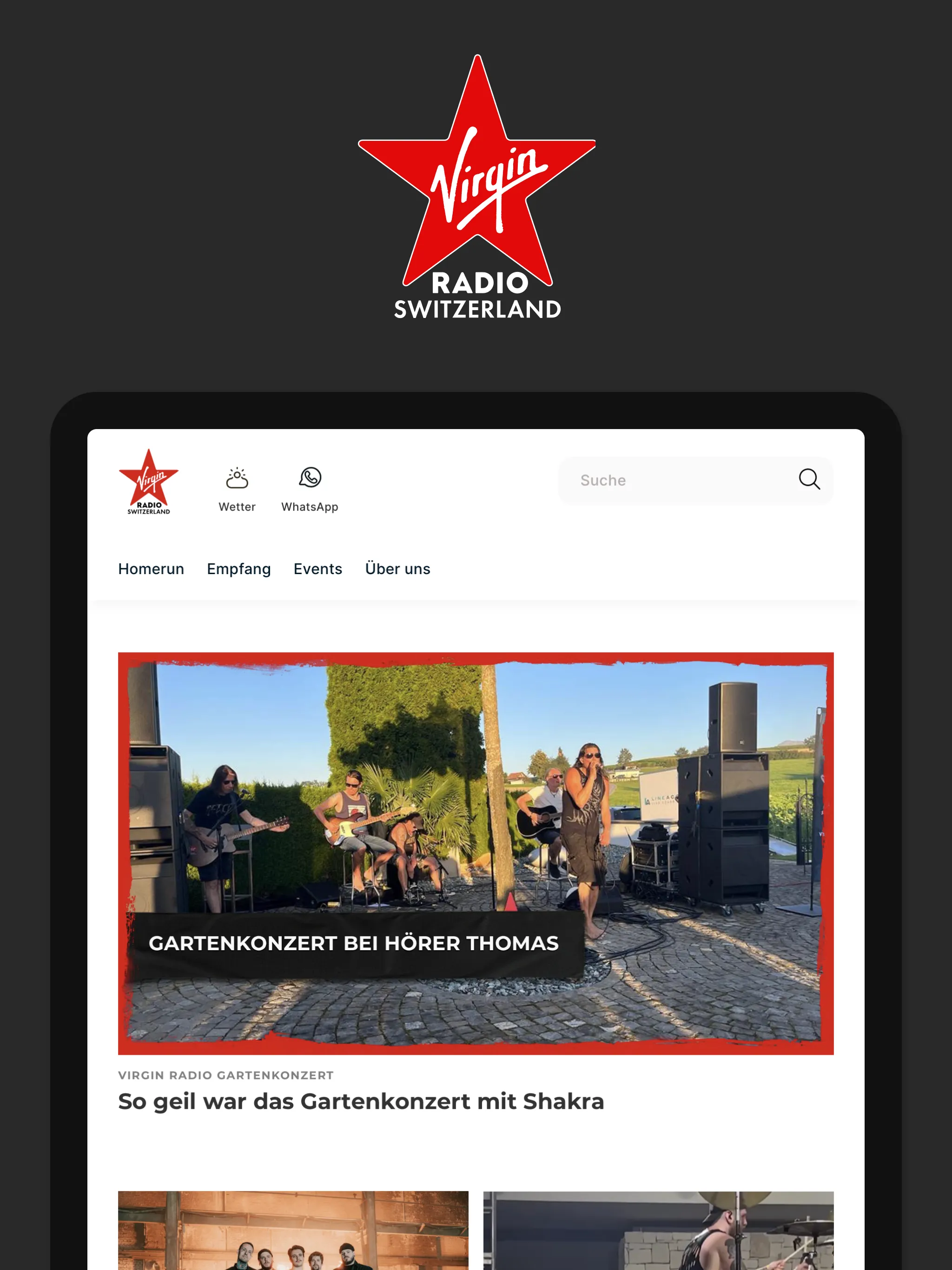 Virgin Radio Switzerland | Indus Appstore | Screenshot