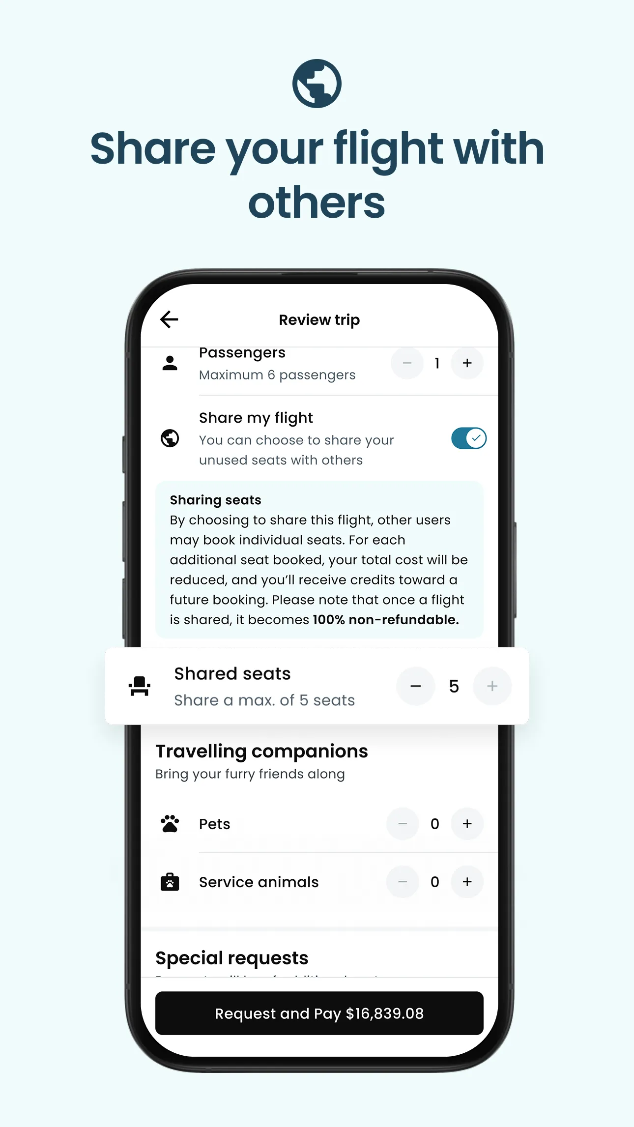 Airble: Charter Flight Booking | Indus Appstore | Screenshot