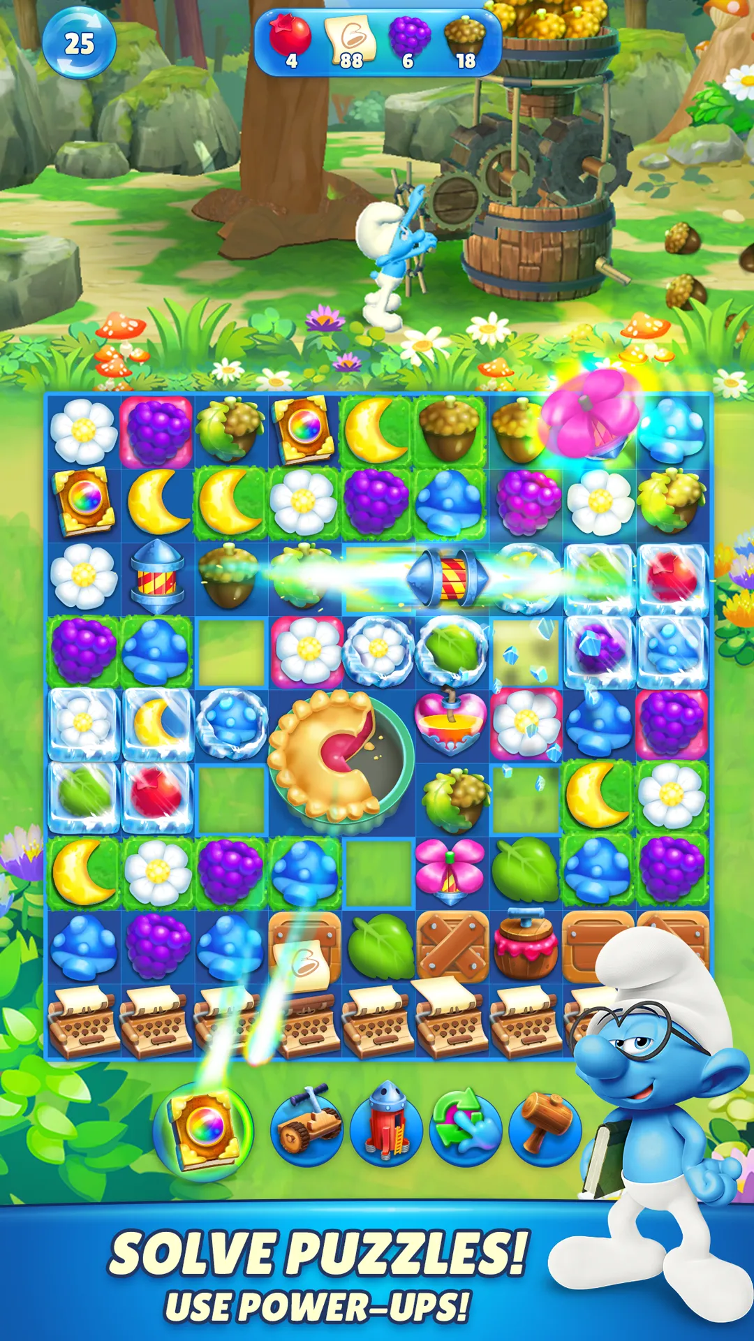 Smurfs Magic Match | Indus Appstore | Screenshot