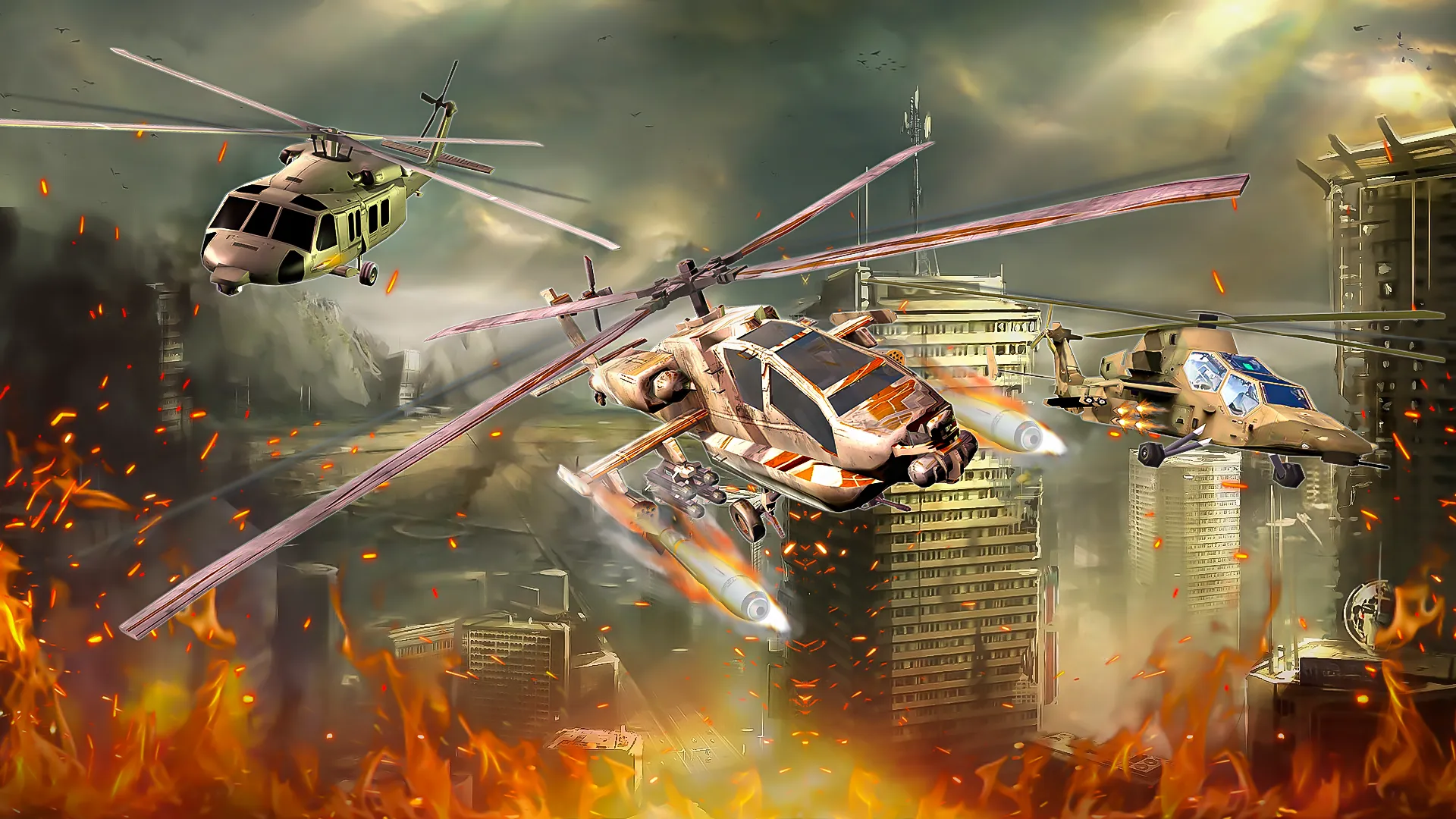 Gunship Helicopter Shooting 3D | Indus Appstore | Screenshot