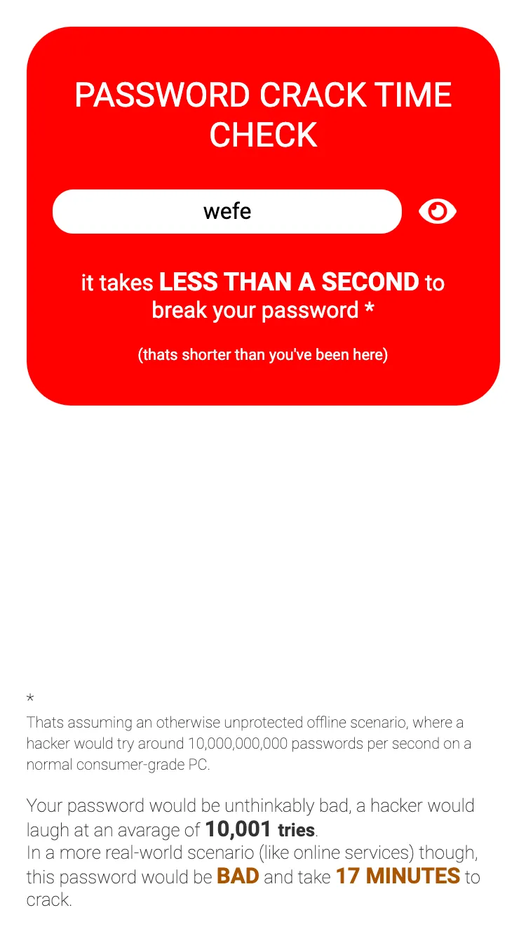 Password Strength Tester | Indus Appstore | Screenshot