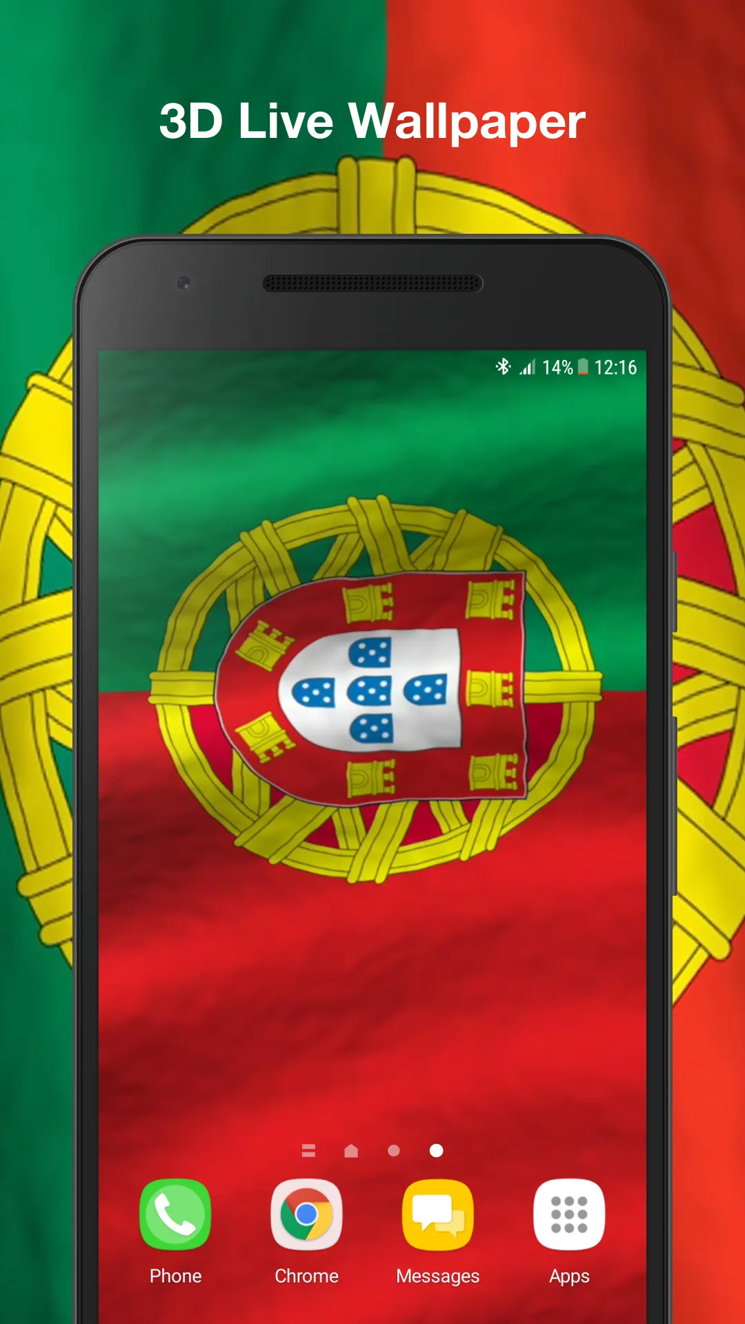 3d Portugal Flag Wallpaper | Indus Appstore | Screenshot