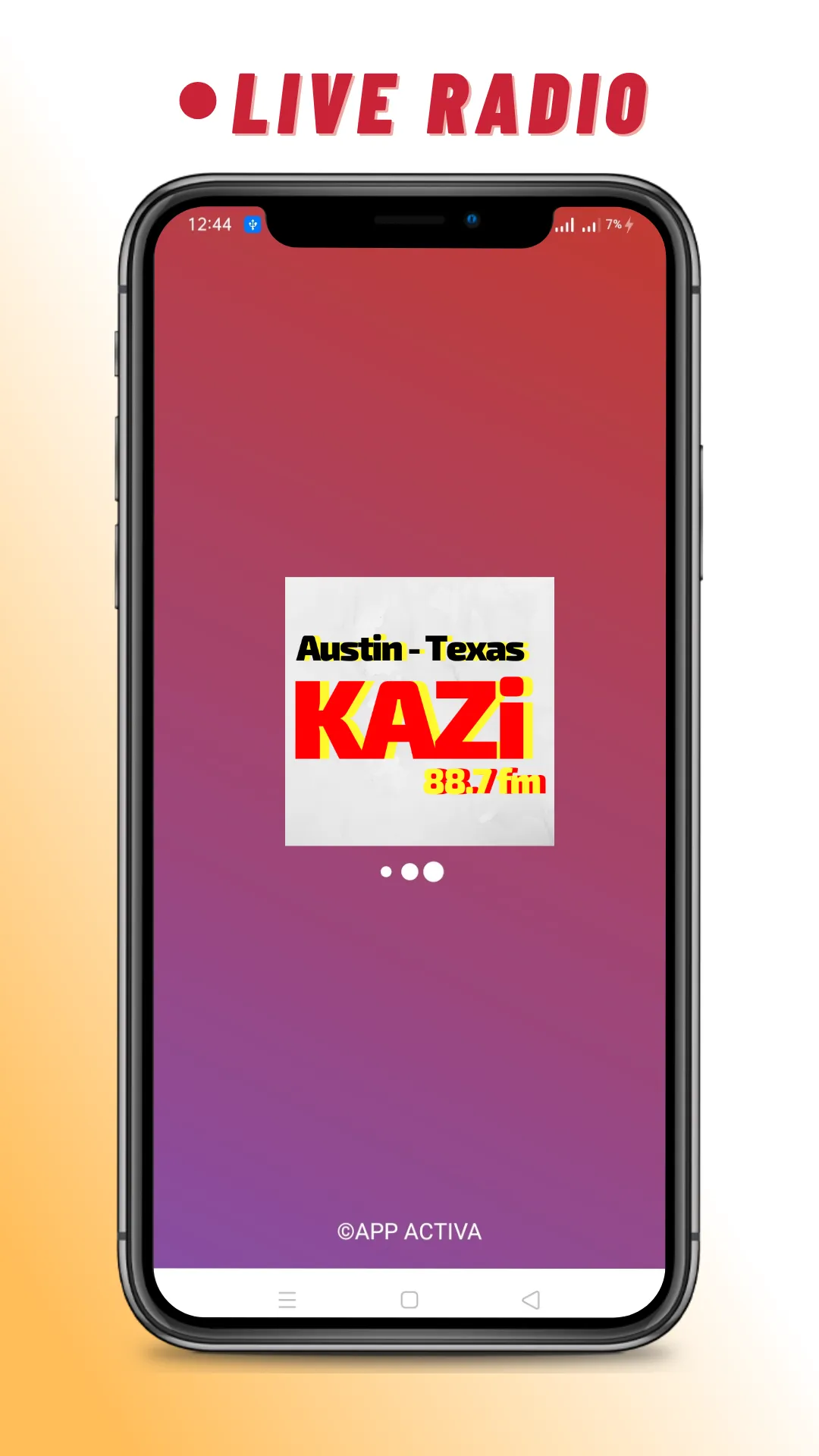 KAZi Radio 88.7fm Austin Texas | Indus Appstore | Screenshot