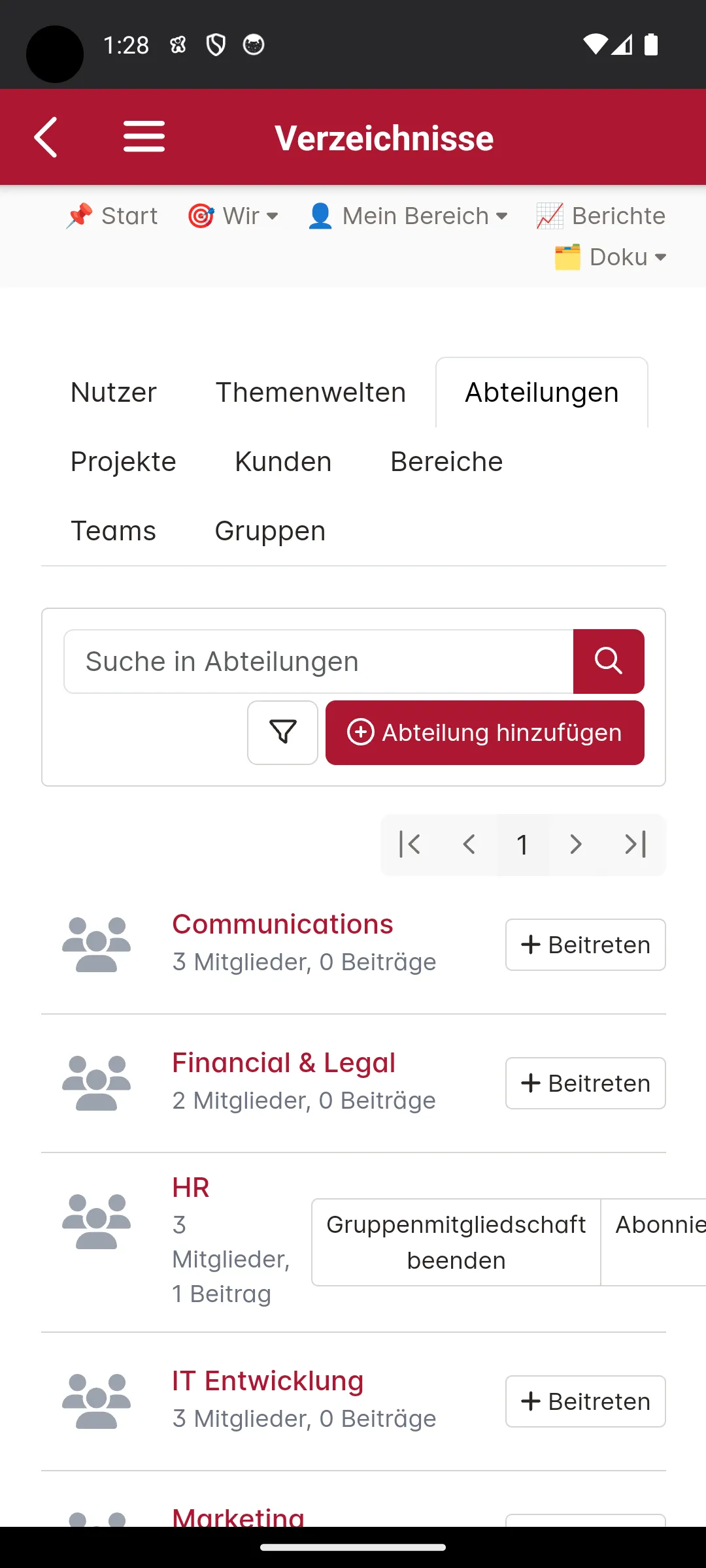 meinBdB | Indus Appstore | Screenshot