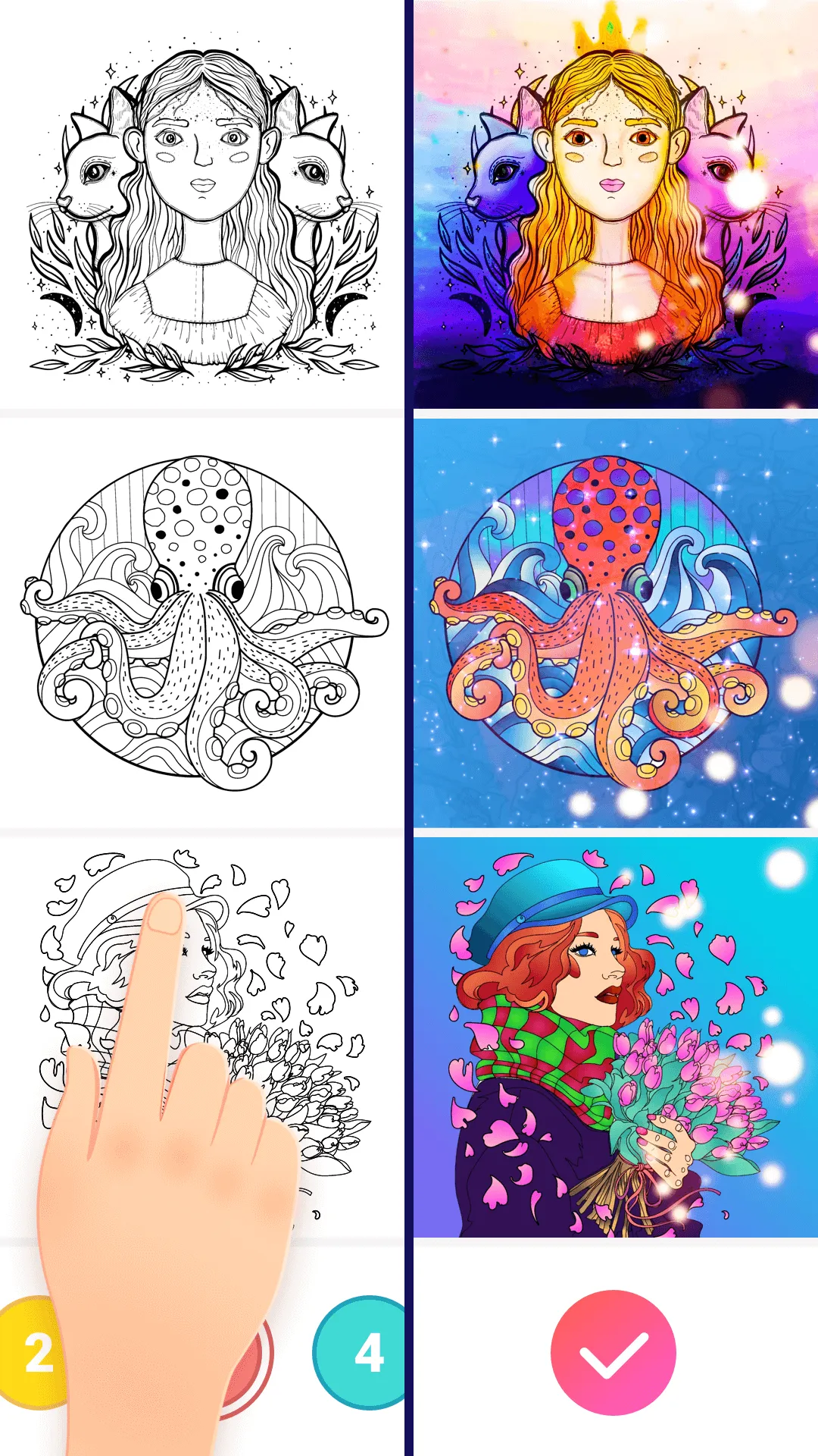 Magic Paint: Color by number | Indus Appstore | Screenshot