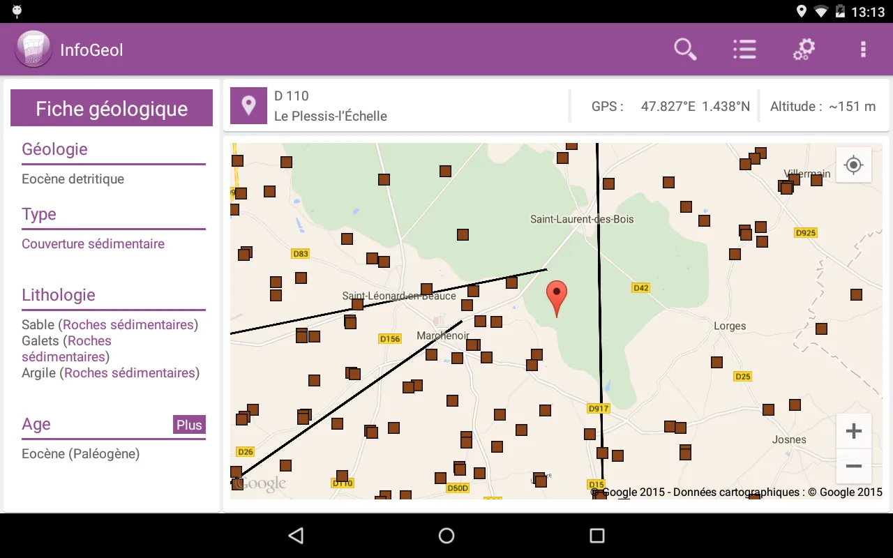 InfoGeol | Indus Appstore | Screenshot