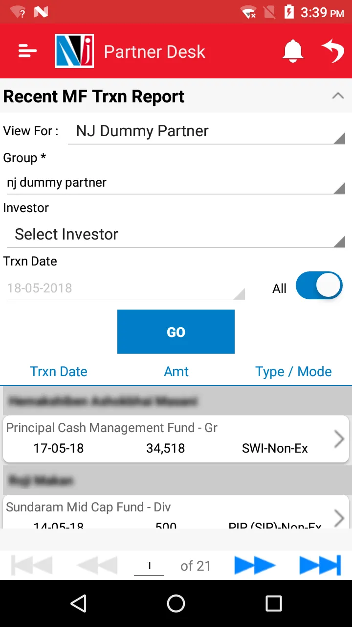 NJ Partner Desk | Indus Appstore | Screenshot