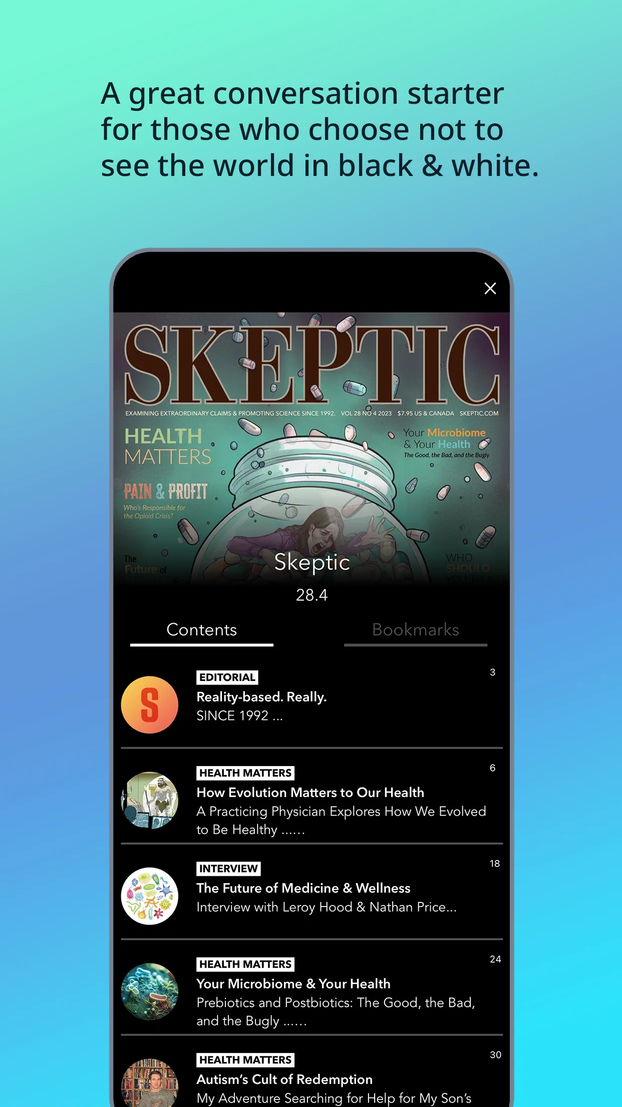 Skeptic Magazine | Indus Appstore | Screenshot