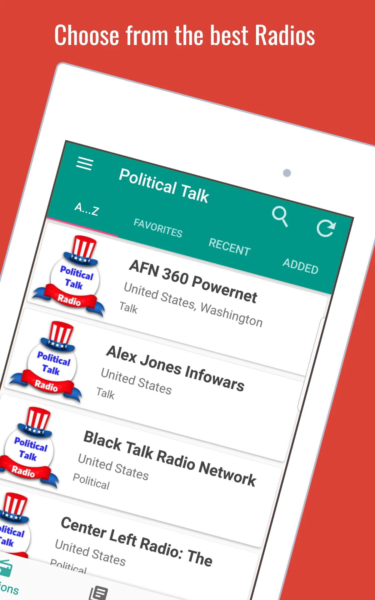 USA Political Talk Radio | Indus Appstore | Screenshot