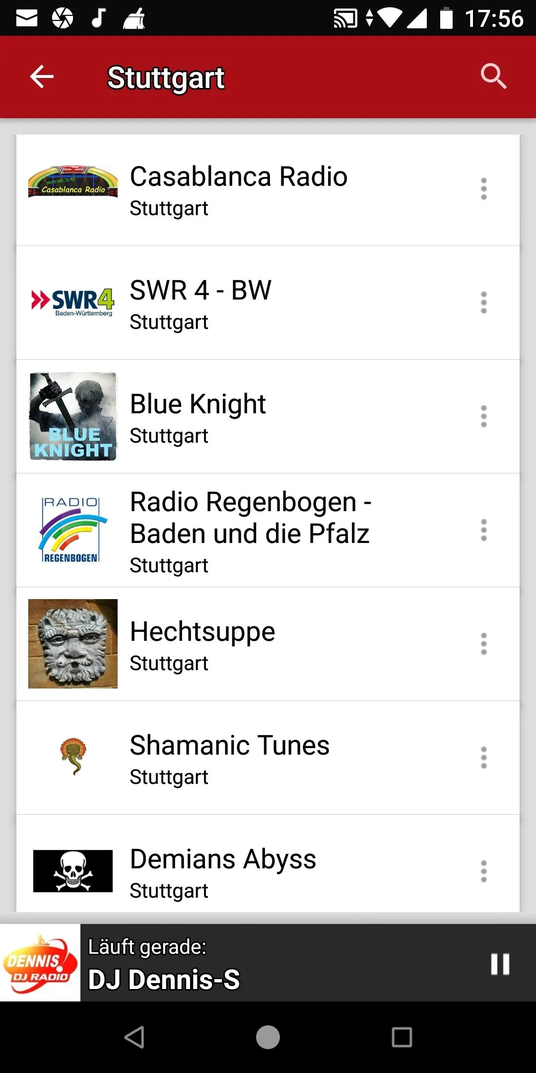 Radiosender aus Stuttgart | Indus Appstore | Screenshot