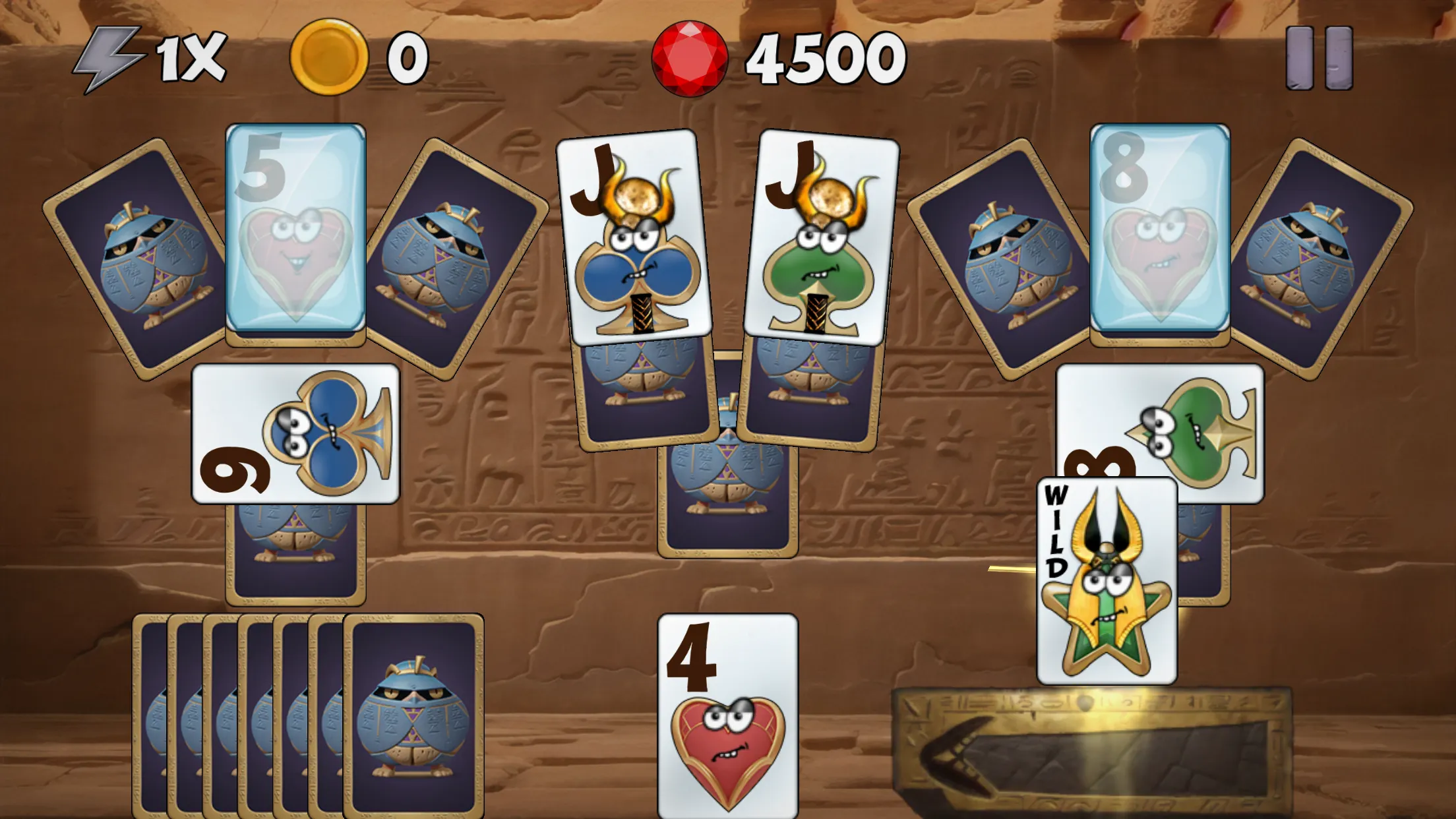 Tricky Tut Solitaire | Indus Appstore | Screenshot