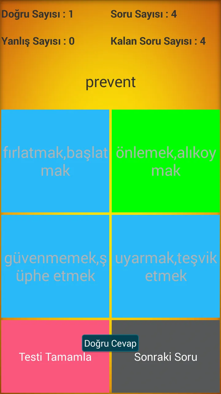 YDS Kelime Ezberleme Programı | Indus Appstore | Screenshot