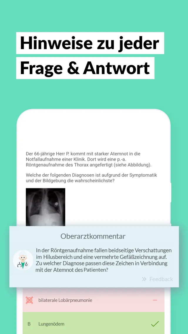 AMBOSS Kreuzen für Mediziner | Indus Appstore | Screenshot