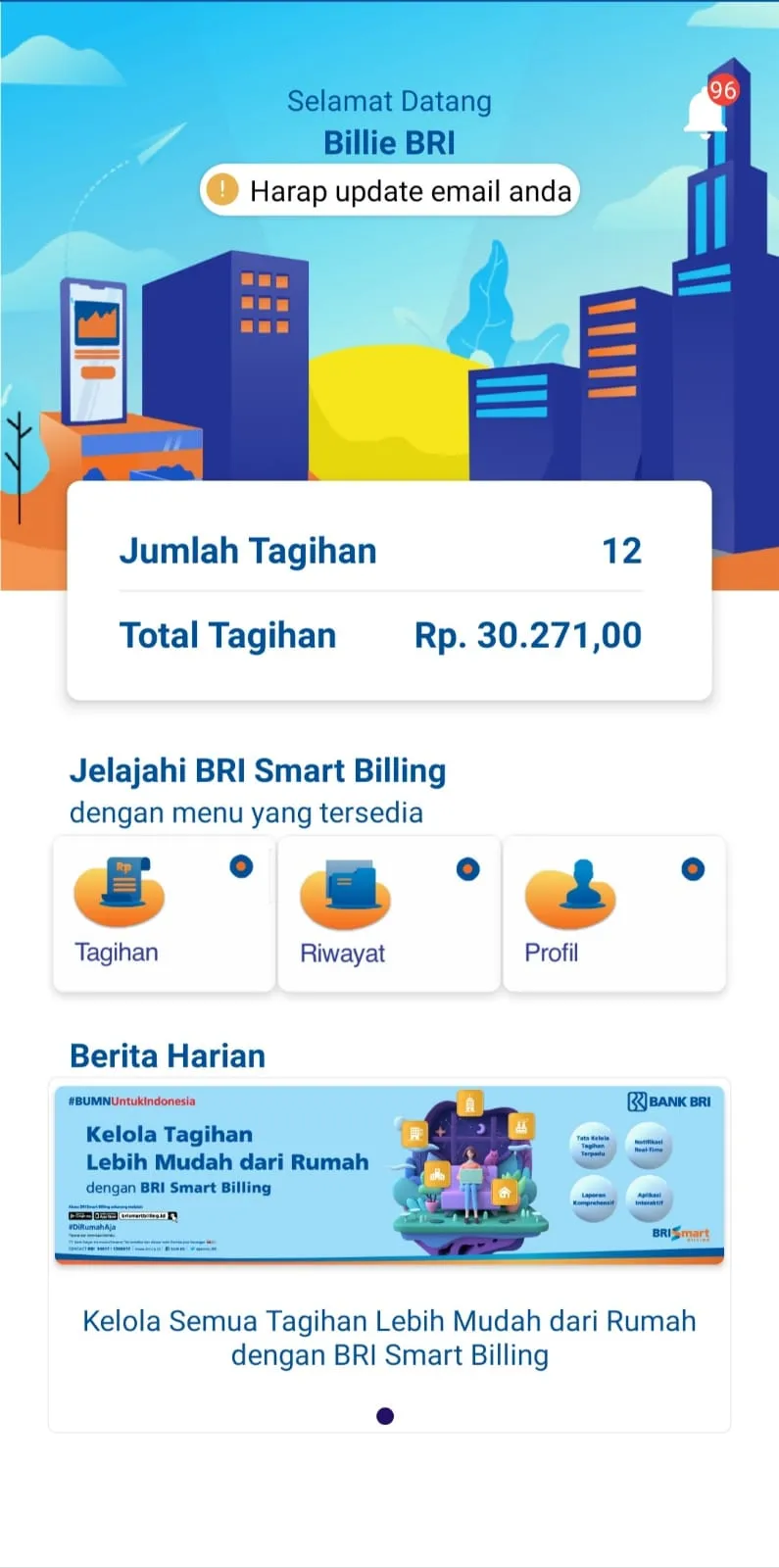 BRI Smart Billing | Indus Appstore | Screenshot