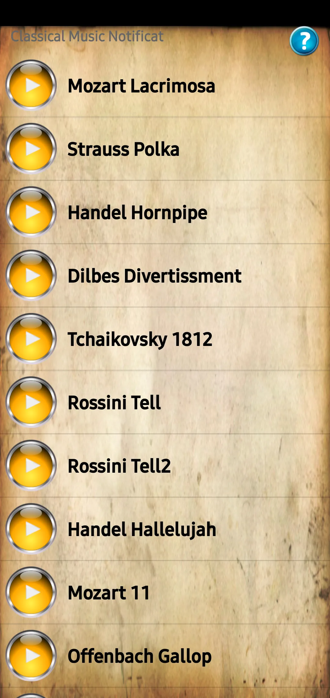 Classical Music Notifications | Indus Appstore | Screenshot