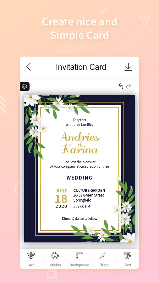 Invitation Maker : Invitation  | Indus Appstore | Screenshot