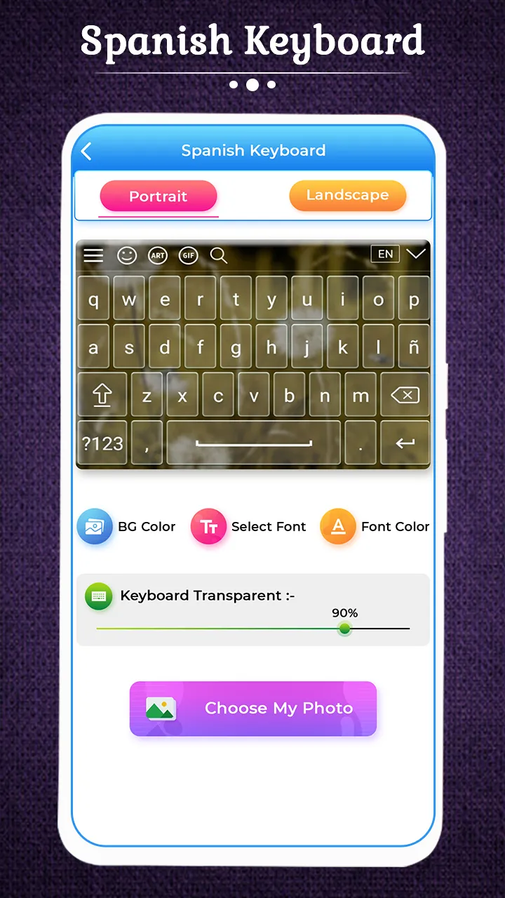 Spanish Keyboard | Indus Appstore | Screenshot