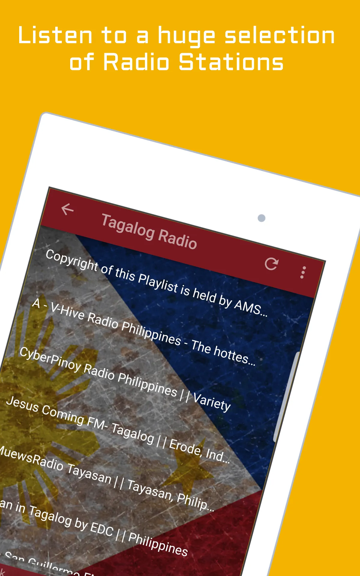 Tagalog Radio & Music | Indus Appstore | Screenshot