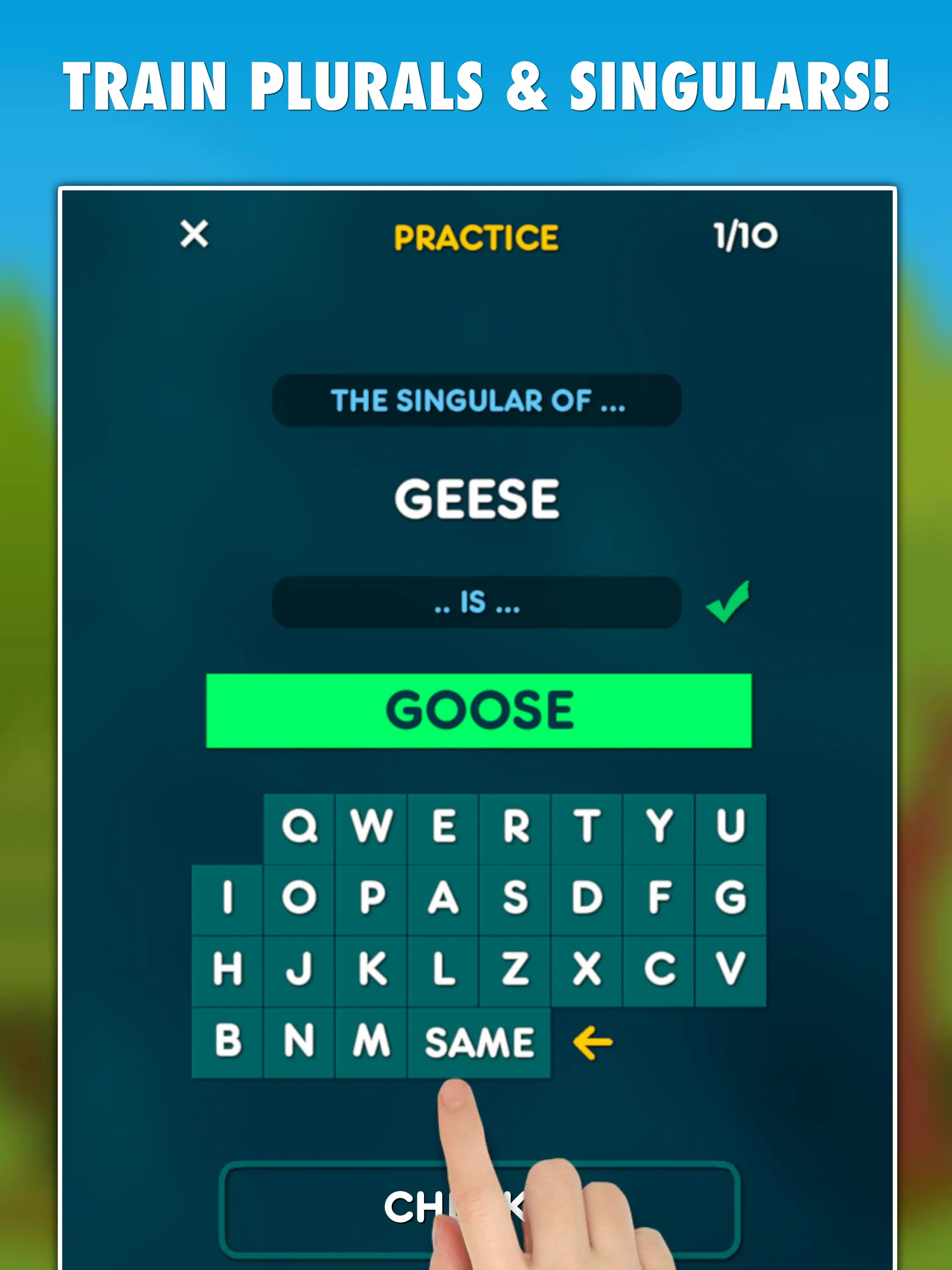 Plurals Test & Practice | Indus Appstore | Screenshot